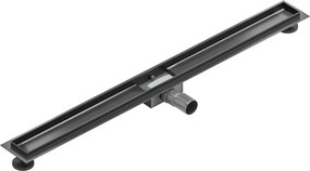 Mexen Flat lichaam voor lijnafvoer 90 cm, geborsteld gungrijs - 1E15090