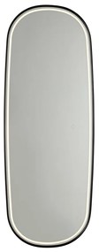 Moderne badkamerspiegel zwart incl. LED en touch dimmer - Geraldien