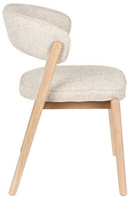 Zuiver Bright Design Eetkamerstoel Eiken Beige