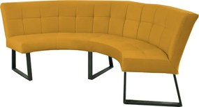 Eetkamerbank - Amsterdam - stof Element goud 08 - geschikt voor tafel 130 cm