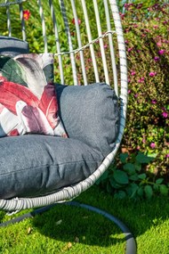 Hangstoel Panama swing egg - Cloudy grey