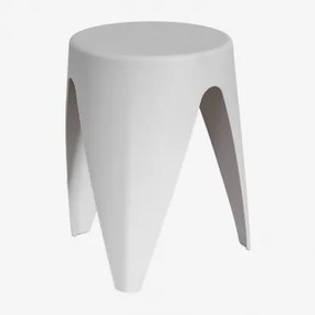 Ronde Bijzettafel Ø40 Cm In Polypropyleen Siurana Grijs – Koel - Sklum