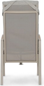 Verstelbare Tuinstoel Aluminium Zand/Beige Lifestyle Garden Furniture Vivaro   loft