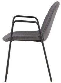 Jörn Eetkamerstoel - Robert  - Donkergrijs - Bouclé - Jörn