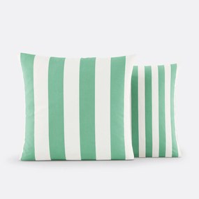 Kussensloop in katoen, Hendaye groen