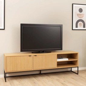 Tenzo Bali Tv-meubel Eiken Hout Met Latjes - 176x40x57cm.
