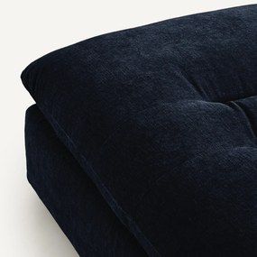 Verstelbare voetsteun van chenillefluweel, Giuliano