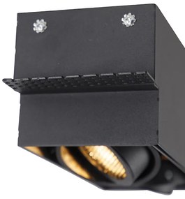 Smart inbouwspot zwart Trimless 2-lichts incl. Wifi GU10 - Oneon Honey