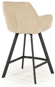 By-Boo Bliss Draaibare Barkruk Stof Taupe