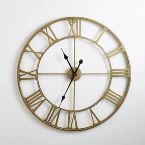 Horloge in messing metaalØ70 cm, Zivos