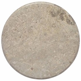 vidaXL Tafelblad Ø60x2,5 cm marmer grijs