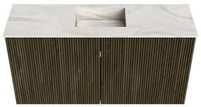 Mondiaz Joya DLux 80cm toiletmeubel shadow met wastafel faye midden zonder kraangat ostra