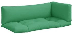 vidaXL Bankussens pallet 3 st groen