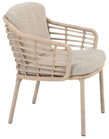 Tuinstoel Wicker Taupe-naturel-bruin 4 Seasons Outdoor Como