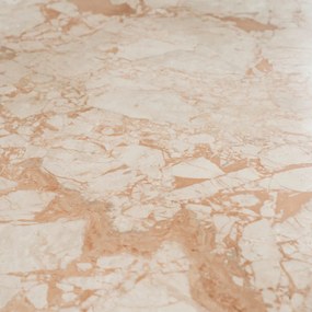 Eleonora Ted Ronde Eettafel Met Marmer - 130 X 130cm.
