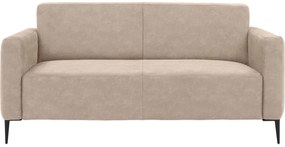 Goossens Bank Key West beige, micro leer, 2,5-zits, modern design