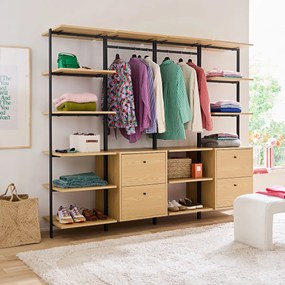 Dressingmodule met halve hangkast en 2 lades, Talist