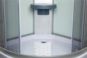 Kerra Evora complete douchecabine met zitting 90x90cm chroom