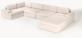 Modulaire U-bank Russell met afneembaar hoezen