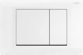 Mexen Fenix 01 spoelknop, mat wit - 600120