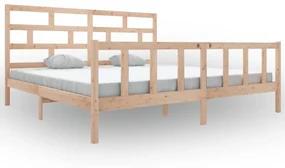 vidaXL Bedframe massief grenenhout 180x200 cm 6FT Super King