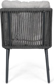 Tuinset 6 personen 220 cm Rope Grijs Lifestyle Garden Furniture Tivoli/Tavano