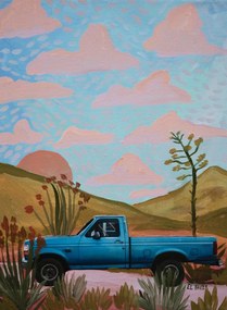 Ilustratie Chevrolet on the road II, Eleanor Baker, (30 x 40 cm)