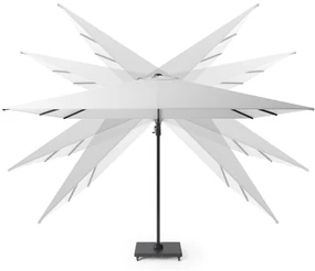 Platinum Challenger zweefparasol 3.5x2.6m T2 premium  (excl. voet) havana