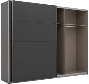 Goossens Basic Kledingkast Miami, 271 cm breed, 210 cm hoog, 2x schuifdeuren