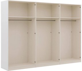 Goossens Kledingkast Easy Storage Ddk, Kledingkast 304 cm breed, 220 cm hoog, 6x draaideur