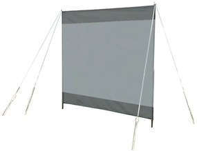Bo-Camp Windscherm Ellen 150x140 cm grijs en antracietkleurig