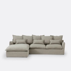 Hoes in polyester, voor hoekbank links, Odna