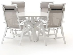Diningset Bellagio | 4 personen | Tuinset sintered stone | 5-delig | Kees Smit Tuinmeubelen