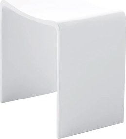 Mueller douchekruk Solid Surface mat wit