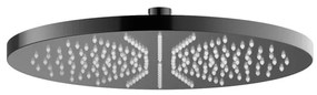 Hotbath Cobber Hoofddouche - Ø30cm - rond - Gepolijst Zwart PVD M106PBP