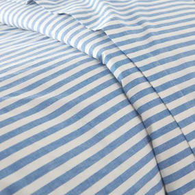 Katoenen dekbedovertrek, blauw, Soizic