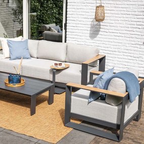 Garden Impressions Sem laptop bijzettafel 45x30xH51 cm - light teak look