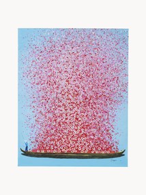 Beschilderd canvas print Flower Boat