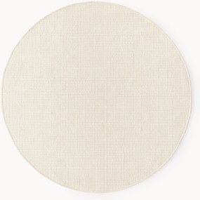 Rond wollen vloerkleed Amaro, handgeweven