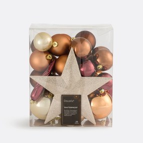 Doos van 33 Kerstballen Caspar