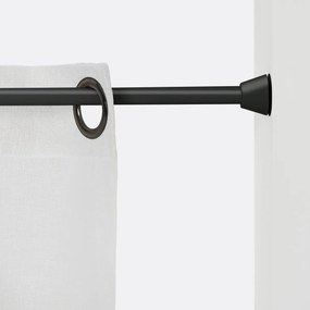 Uitschuifbare push-fit gordijnroede 120/210 cm