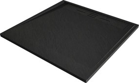 Mexen Amon vierkante douchebak SMC 100 x 100 cm, zwart - 4F701010