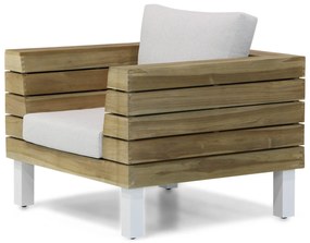 Hoek loungeset 7 personen Teak Old teak greywash  Lifestyle Garden Furniture Seashore