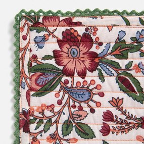 Set van 2 placemats van katoenvoile, Kali
