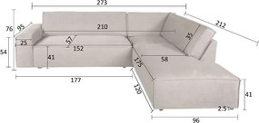 Hoekbank - Marken - rechts - City groen 36