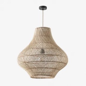 Magali Hanglamp Voor Aan Het Plafond Natuurlijk - Zwart & Ø65 Cm - ↑60 Cm Magali - Sklum