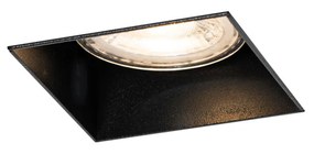 Set van 6 inbouwspots zwart GU10 50mm trimless - Oneon