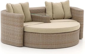 Loveseat Tuin Intenso | Wicker (vlechtwerk) | 2 personen | Tuinbank Beige | 193cm | Incl. kussens | Kees Smit Tuinmeubelen