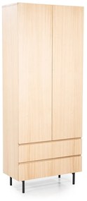 Eleonora Thomas Moderne Kast Van Licht Eiken Hout 85x210 Cm - 85x42x210cm.