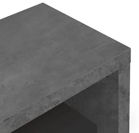 TemaHome Cliff Uitschuifbaar Tv-meubel Betonlook - 125x38x20cm.